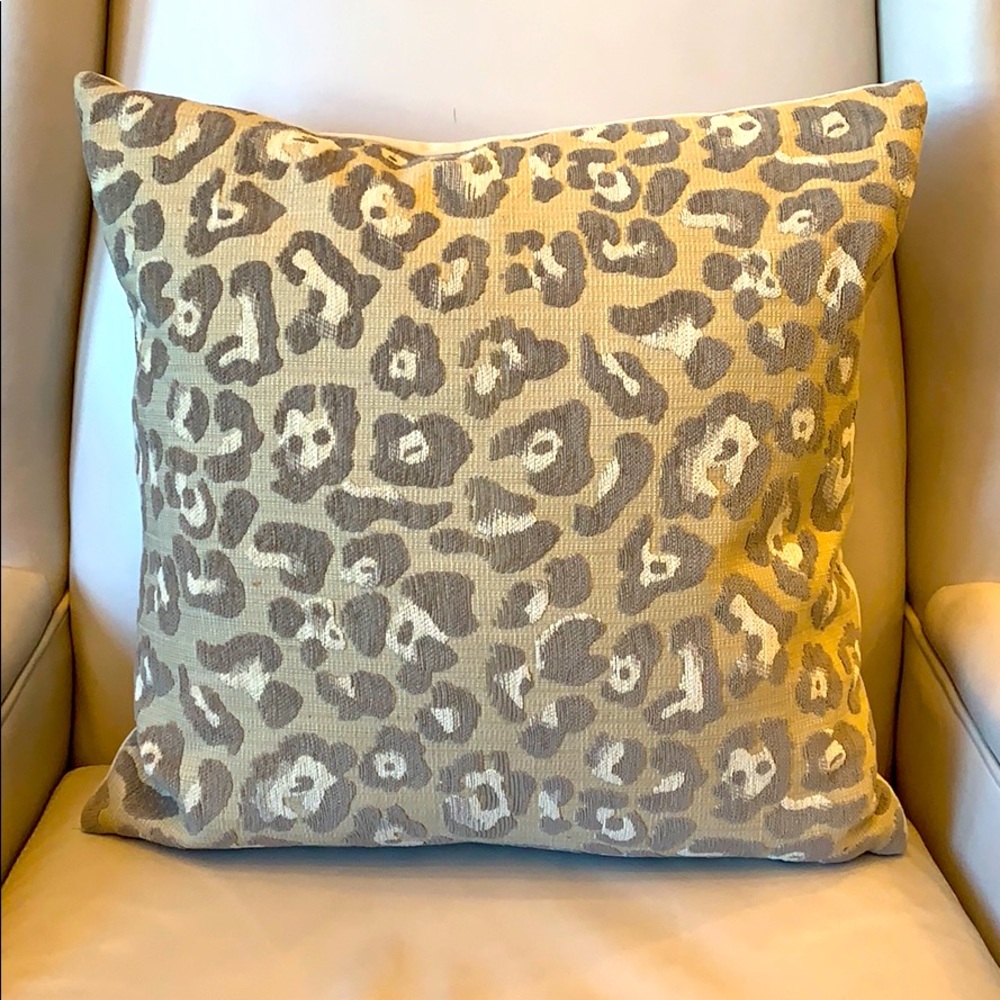 SET of (2) - Leopard Pillows